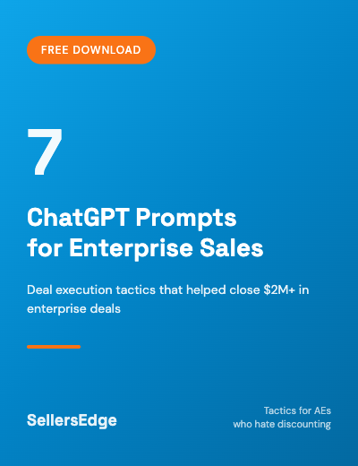 7 ChatGPT Prompts for Enterprise Sales - Free PDF Download
